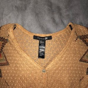 Forever 21 Tribal Print Flowy Top
